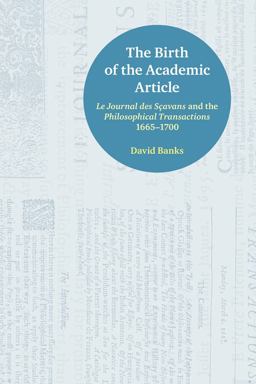 The Birth of the Academic Article