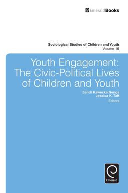Youth Engagement The Civic-Political Lives of Children and Youth  9781781905432 Front Cover