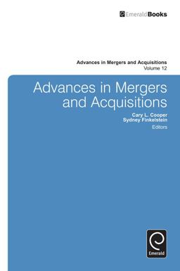 Advances in Mergers and Acquisitions Advances in Mergers and Acquisitions