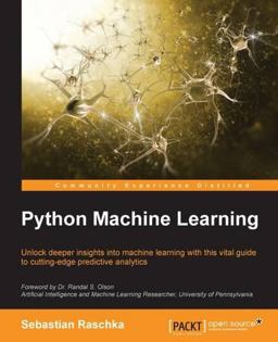 Python Machine Learning  9781783555130 Front Cover