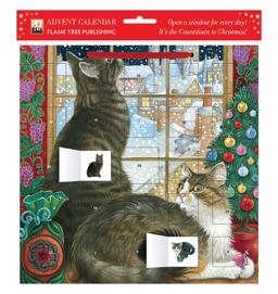 Ivory Cats by Lesley Anne Ivory: Christmas Window Advent Calendar (with Stickers) Ivory Cats by Lesley Anne Ivory: Christmas Window Advent Calendar (with Stickers)