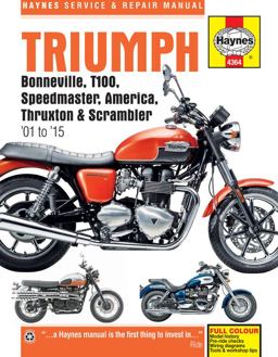 Triumph Bonneville, T100, Speedmaster, America, Thruxton and Scrambler '01 To '15  9781785210365 Front Cover