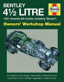 4 5 Litre Bentley Owners Workshop Manual O/P  9781785210709 Front Cover