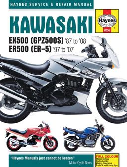 Kawasaki EX500 (GPZ500S) '87 to '08 ER500 (ER-5) '97 To '07  9781785212932 Front Cover