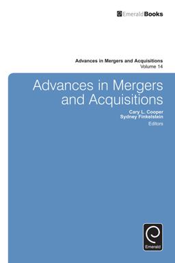 Advances in Mergers and Acquisitions Advances in Mergers and Acquisitions