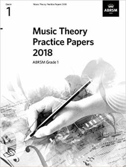 Music Theory Practice Papers 2018, ABRSM Grade 1  9781786012111 Front Cover