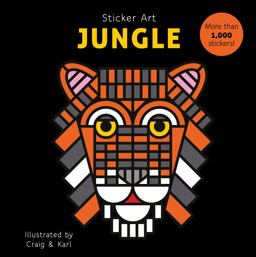 Sticker Art Jungle  9781786030047 Front Cover