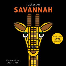 Sticker Art Savanna  9781786030061 Front Cover