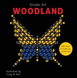 Sticker Art Woodland 1st 9781786030078 Front Cover
