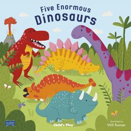 Five Enormous Dinosaurs  9781786281777 Front Cover