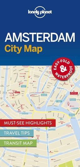 Lonely Planet Amsterdam City Map 1