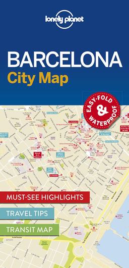 Lonely Planet Barcelona City Map 1