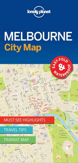 Lonely Planet Melbourne City Map  9781786575029 Front Cover