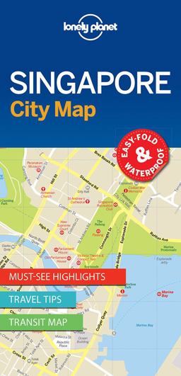 Lonely Planet Singapore City Map 1  9781786575074 Front Cover