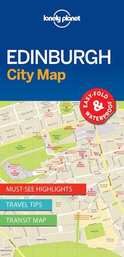 Lonely Planet Edinburgh City Map  9781786575098 Front Cover