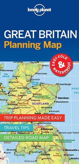 Lonely Planet Great Britain Planning Map  9781786579058 Front Cover