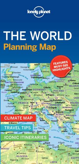 Lonely Planet the World Planning Map  9781786579119 Front Cover