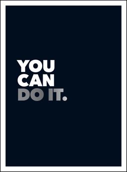 You Can Do It Positive Quotes and Affirmations for Encouragement  9781786859440 Front Cover