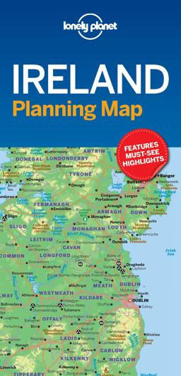 Lonely Planet Ireland Planning Map