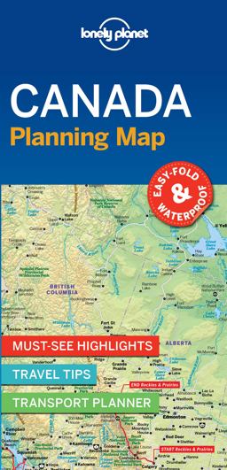 Lonely Planet Canada Planning Map