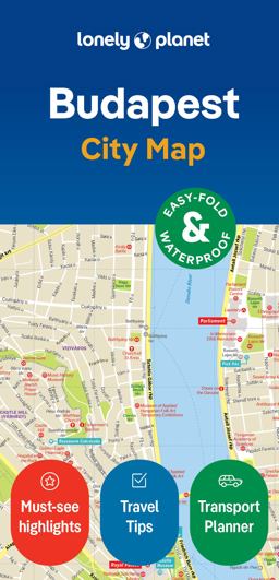 Lonely Planet Budapest City Map 2