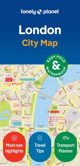 Lonely Planet London City Map 2