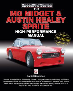 MG Midget and Austin-Healey Sprite High Performance Manual Enlarged and Updated 4th Edition 4th 9781787110014 Front Cover