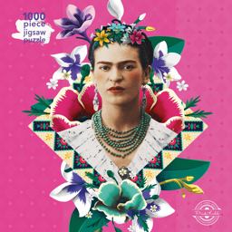 Adult Jigsaw Puzzle Frida Kahlo Pink Adult Jigsaw Puzzle Frida Kahlo Pink