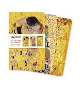 Gustav Klimt Set of 3 Mini Notebooks Gustav Klimt Set of 3 Mini Notebooks