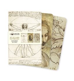 Leonardo Da Vinci Set of 3 Mini Notebooks Leonardo Da Vinci Set of 3 Mini Notebooks