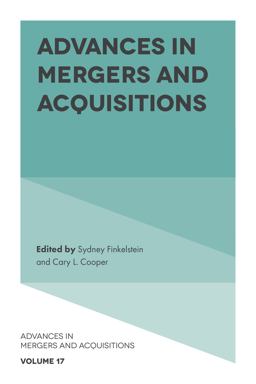 Advances in Mergers and Acquisitions Advances in Mergers and Acquisitions