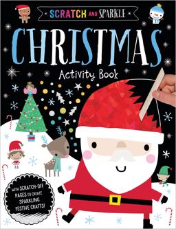Scratch and Sparkle Christmas Activity Book  9781788439343 Front Cover