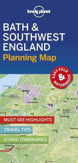 Lonely Planet Bath and Southwest England Planning Map 1