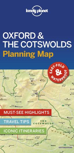 Lonely Planet Oxford and the Cotswolds Planning Map 1