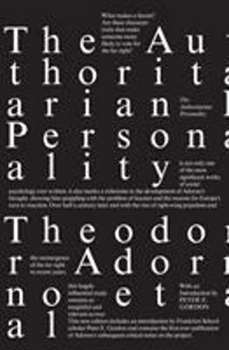 Authoritarian Personality  9781788731645 Front Cover