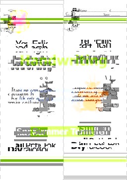 Year 4 English Handwriting