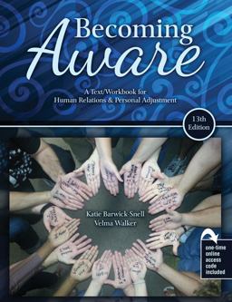 Becoming Aware: A Text/Workbook for Human Relations and Personal Adjustment  9781792400001 Front Cover