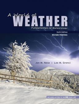 World of Weather Fundamentals of Meteorology 6th 9781792404733 Front Cover