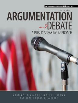 Argumentation and Debate A Public Speaking Approach 3rd 9781792425943 Front Cover