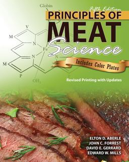 Principles of Meat Science 5th 9781792440069 Front Cover
