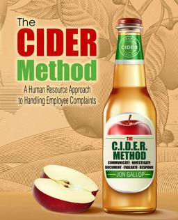 C. I. D. E. R. Method A Human Resource Approach to Handling Employee Complaints  9781792452697 Front Cover