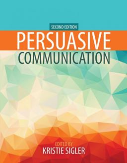 Persuasive Communication 2nd 9781792472626 Front Cover