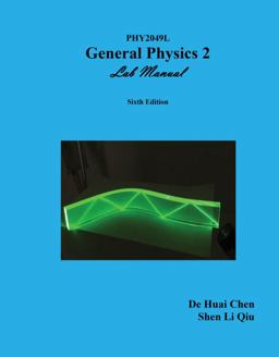 General Physics 2: PHY 2049L Lab Manual 6th 9781792494482 Front Cover