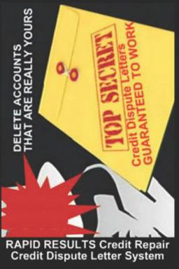 RAPID RESULTS Credit Repair Credit Dispute Letter System