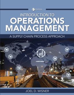 Introduction to Operations Management: A Supply Chain Process Approach 2nd 9781793514097 Front Cover