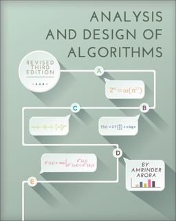 Analysis and Design of Algorithms 3rd 9781793520432 Front Cover