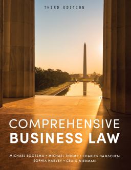 Comprehensive Business Law 3rd 9781793574428 Front Cover