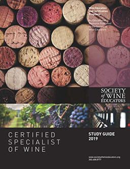 2019 Certified Specialist of Wine Study Guide  9781794385016 Front Cover