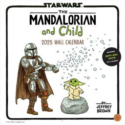 Star Wars the Mandalorian and Child 2025 Wall Calendar Star Wars the Mandalorian and Child 2025 Wall Calendar
