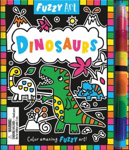 Fuzzy Art Dinosaurs
